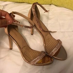 rose gold shoes aldo
